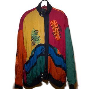 Vintage 90's We Bop Crazy Color Block Jacket